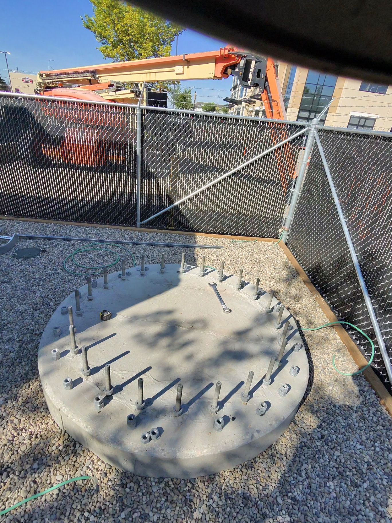 Anchor Bolt Cage & Base Pour