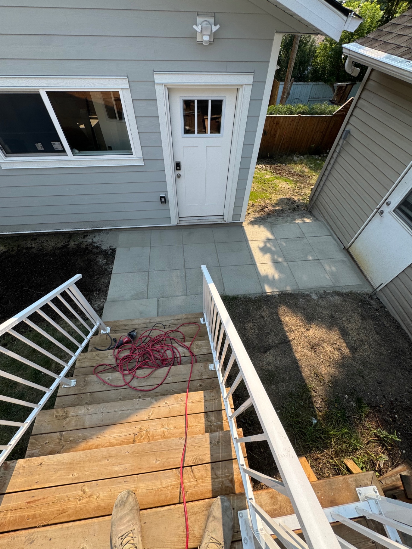 Backyard Patio & Walkway Build